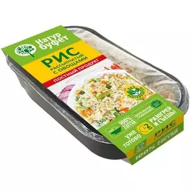 Рис НатурБуфет рассыпчатый с овощами 150г