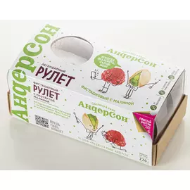 Рулет фисташковый с протертыми ягодами Андерсон 220г