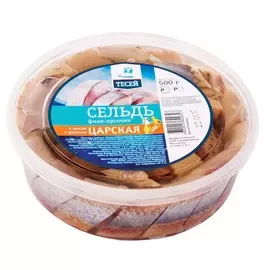 Сельдь царская в масле Тесей 500г