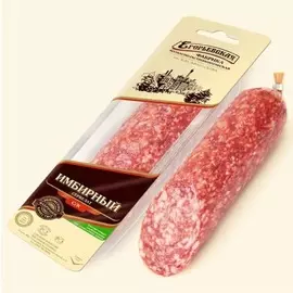 Сервелат Имбирный сырокопченый Егорьевский 270г