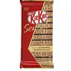Шоколад белый и молочный капучино и карамель Кит Кат 112г