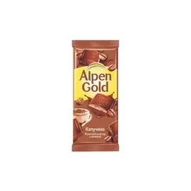 Шоколад молочный капучино Alpen Gold 90 г