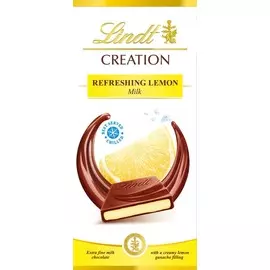 Шоколад молочный с лимоном Lindt 150г