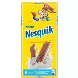 Шоколад молочный с молочной начинкой Nesquik 100г