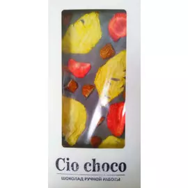 Шоколад ручной работы белый Свежесть Cio Choco 100г