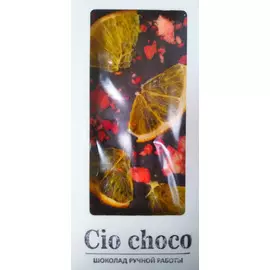 Шоколад ручной работы горький Радость вкуса Cio Choco 100г