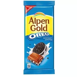 Шоколад с печеньем оreo Альпен Гольд 95г