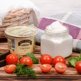 Сметана Брест-Литовск 20% 180г