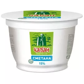 Сметана Чабан 15%