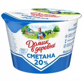 Сметана Домик в деревне 20% 180г