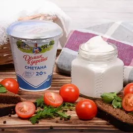 Сметана Домик в деревне 20% 300г
