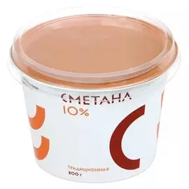 Сметана традиционная Братья Чебурашкины 10% 200г