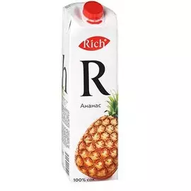 Сок ананасовый Rich 1л