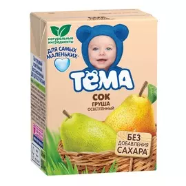 Сок грушевый осветленный Тема 200 мл