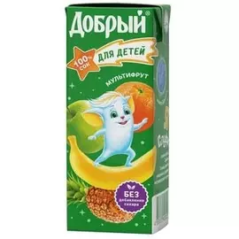 Сок мультифрукт Добрый 0,2л