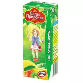 Сок мультифруктовый Сады Придонья 0,2л
