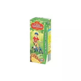 Сок яблочно-ананасовый Сады Придонья 0,2л