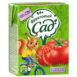 Сок томатный Фруктовый сад 0,2л