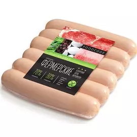 Сосиски вареные Фермерские без глютена Foodcode 330г