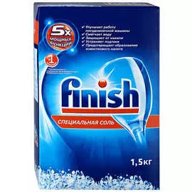 Средство для посудомоечной машины соль Finish 1,5кг