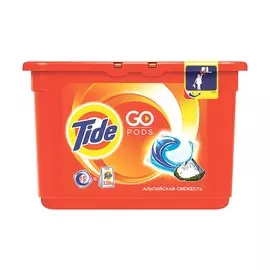 Средство для стирки альпийская свежесть в капсулах СМС Tide 15 штук