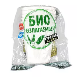 Стакан биоразлагаемый Boyscout 6*250мл