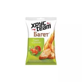 Сухарики багет томат и зелень Хрусteam 60г