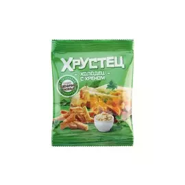 Сухарики холодец с хреном Хрустец 80г