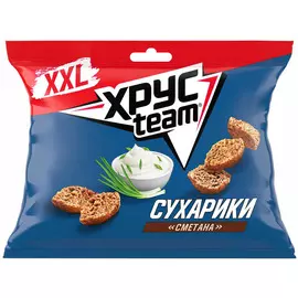 Сухарики сметана Хрусteam 130г