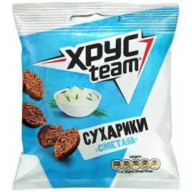 Сухарики сметана Хрусteam 30г