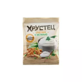 Сухарики сметана и зелень Хрустец 80 г