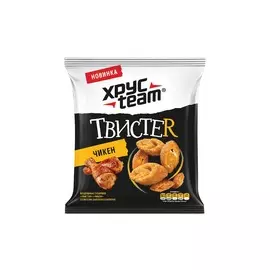 Сухарики твистер цыпленок барбекю Хрусteam 45г