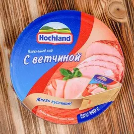 Сыр плавленный ветчина круг Hochland 140г