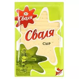 Сыр тильзитер нарезка Сваля 45% 180г