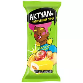 Сырок глазированный турбофрукты Актуаль 20% 40г