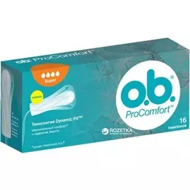 Тампоны Ob ProComfort Super 16 штук