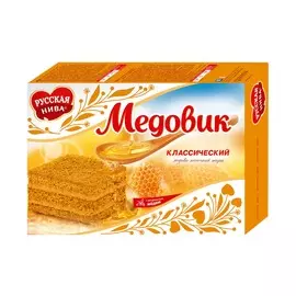 Торт медовик классический Русская Нива 420 г