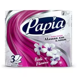 Туалетная бумага Papia Bali Flower