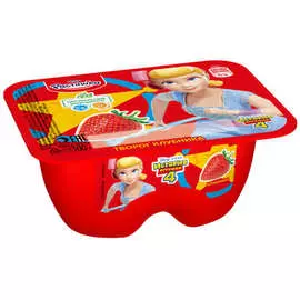 Творог клубника Растишка 3,5% 100г