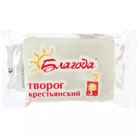 Творог крестьянский Благода 12% 180г