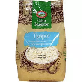 Творог обезжиренный Село Зеленое 500 г