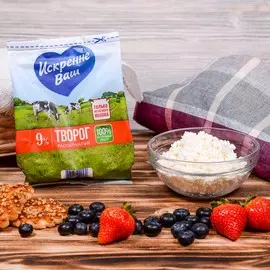 Творог рассыпчатый Искренне Ваш 9% 200г
