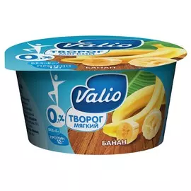 Творог с бананом Валио 0,1% 140г