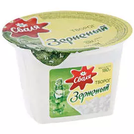 Творог зерненый Сваля 5% 180г