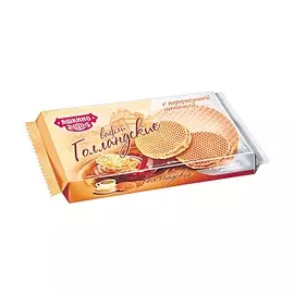 Вафли голландские с карамельной начинкой Яшкино 290г