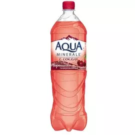 Вода газированная черешня Аква Минерале 1,5л