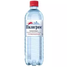 Вода минеральная столовая газированная Пилигрим 0,5л