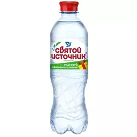 Вода природная газированная Святой Источник 0,5л