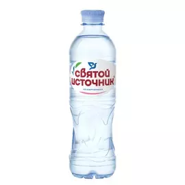 Вода питьеваянегазированная Святой Источник 0,5л
