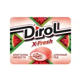 Жевательная резинка арбузный лед Dirol X-Fresh 16 г